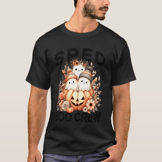 SPEDブークルー 特別支援教育の先生 ハロウィン Tシャツ (正面)