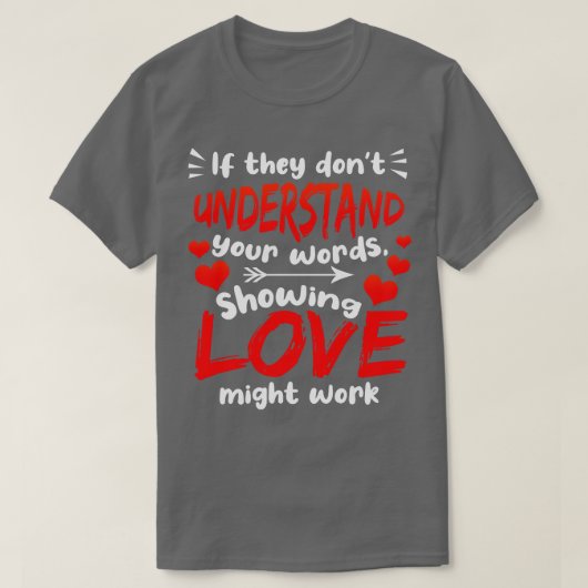 SPED先生もし彼らはあなたの言葉を理解していないSh Tシャツ (デザイン正面)