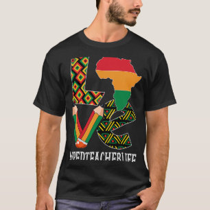 Sped先生ラブマップアフリカンアメリカンブラックヒスト Tシャツ