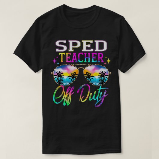 SPED先生勤務外先生Sの最終日 Tシャツ (デザイン正面)