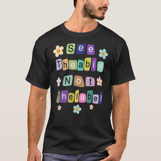 Sped先生表示ラベルなし特殊Ed Tシャツ (正面)