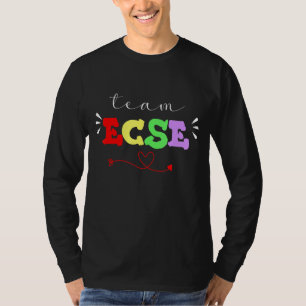 Sped幼児特別教育チームEcse T Tシャツ