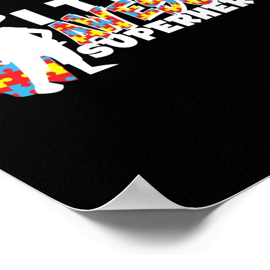 Sped特別教育Iスーパーヒーロー教え素晴らしー ポスター (角)