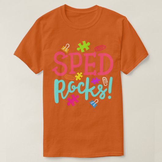 SPED特別教育SPED先生2 Tシャツ (デザイン正面)