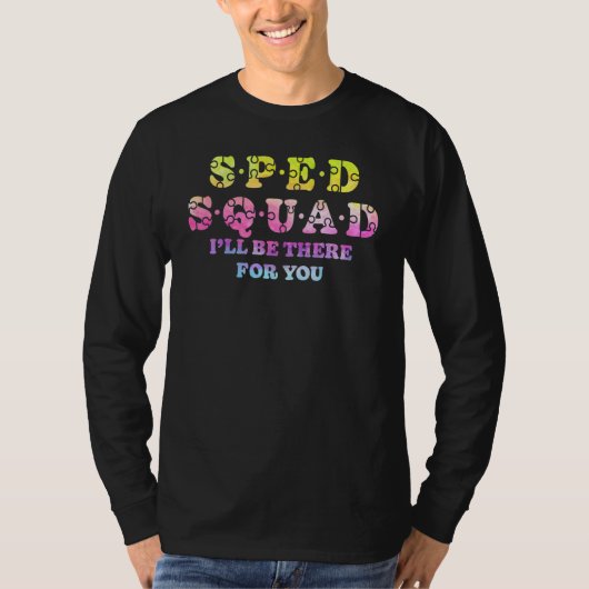 SPED部 特別支援学校の先生 女性 タイダイ Tシャツ (正面)