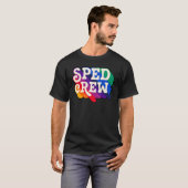 SPED Crew Special Education Teacher Speducator Ret Tシャツ (正面フル)
