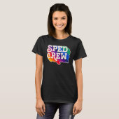 SPED Crew Special Education Teacher Speducator Ret Tシャツ (正面フル)