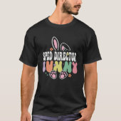 Sped Director Bunny  Easter Day Groovy Family Matc Tシャツ (正面)