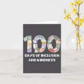 SPED Silly Autism 100 Days School Teacher Goose In カード (黄色い花)