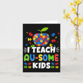 Sped Special Education I Au教え-some Kids Rainbo カード (黄色い花)