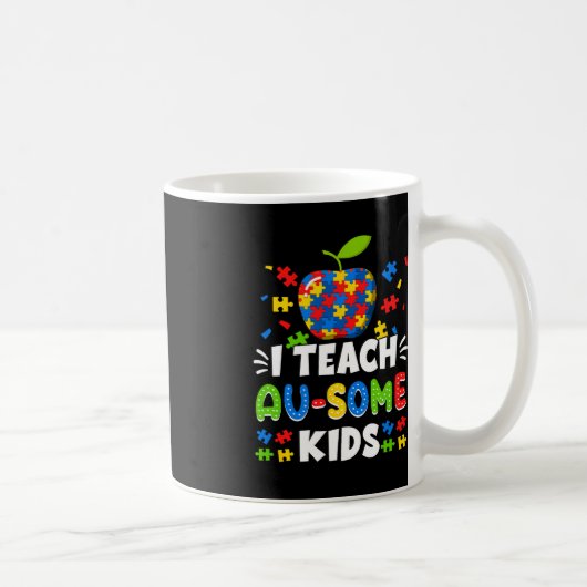Sped Special Education I Au教え-some Kids Rainbo コーヒーマグカップ (右)