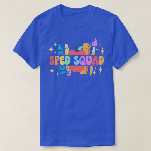Sped Squad特別教育先生Sped先生 Tシャツ (デザイン正面)