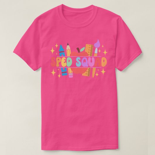 Sped Squad特別教育先生Sped先生 Tシャツ (デザイン正面)
