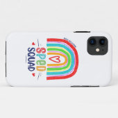 SPED Squad カラフル モダン レインボー Case-Mate iPhoneケース (裏面(横))