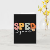 Sped Squad Back To School Special Education 1st Da カード (黄色い花)