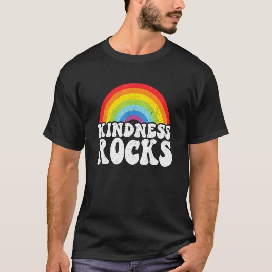 Sped Teacher Anti Bullying Hippie Rainbow Kindness Tシャツ (正面)
