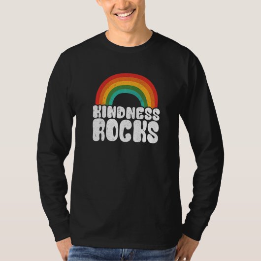 Sped Teacher Anti Bullying Hippie Rainbow Kindness Tシャツ (正面)