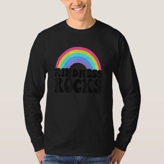 Sped Teacher Anti Bullying Hippie Rainbow Kindness Tシャツ (正面)