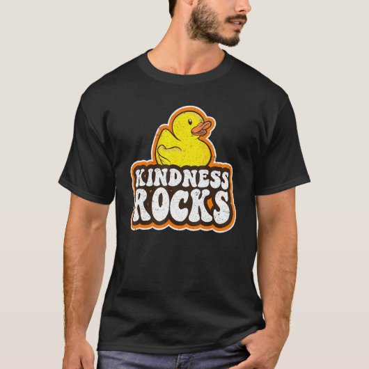 Sped Teacher Anti Bullying Hippie Rubber Duck Kind Tシャツ (正面)