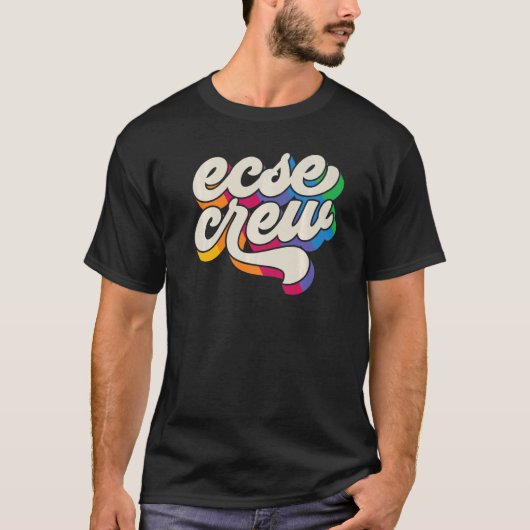 SPED Teacher ECSE Crew Early Childhood Special Edu Tシャツ (正面)