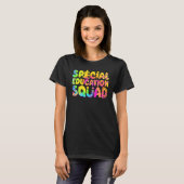 SPED Teacher Special Education Squad Women Tie Dye Tシャツ (正面フル)