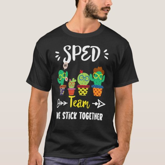 Sped Team School CactusクルーSped先生分隊 Tシャツ (正面)