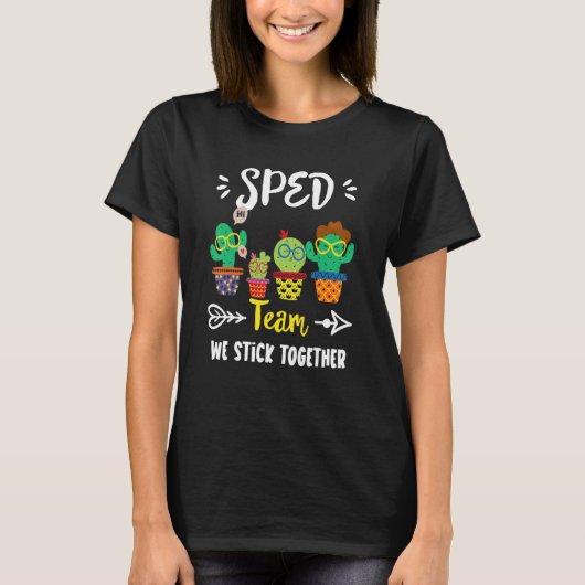Sped Team School CactusクルーSped先生分隊 Tシャツ (正面)