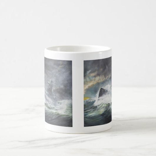 Speeグラーフはインド洋に11月3日入ります コーヒーマグカップ (中央)