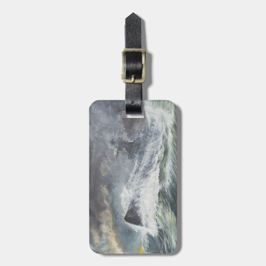 Speeグラーフはインド洋に11月3日入ります ラゲッジタグ (正面縦)