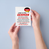 Speech Balloon, German Language Course チラシ (手)