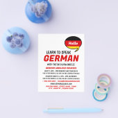 Speech Balloon, German Language Course チラシ (シングル)