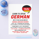 Speech Balloon, German Language Course チラシ (シングル)