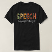 Speech Language Pathologist Fall Autumn Thanksgivi Tシャツ (デザイン正面)