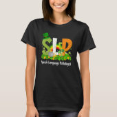 Speech Language Pathologist St Patrick's Day SLP T Tシャツ (正面)
