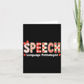 Speech Language Pathologist Valentines Day Slp The カード (正面)