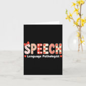 Speech Language Pathologist Valentines Day Slp The カード (黄色い花)