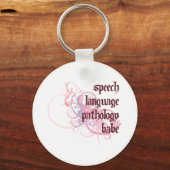 Speech Language Pathology Babe キーホルダー (正面)