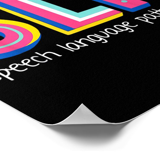 Speech Language Therapist Pathologist Pathology Th ポスター (角)