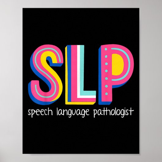 Speech Language Therapist Pathologist Pathology Th ポスター (正面)