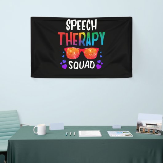 Speech Pathologist Pathology Speech Therapy Squad 横断幕 (トレードショー)
