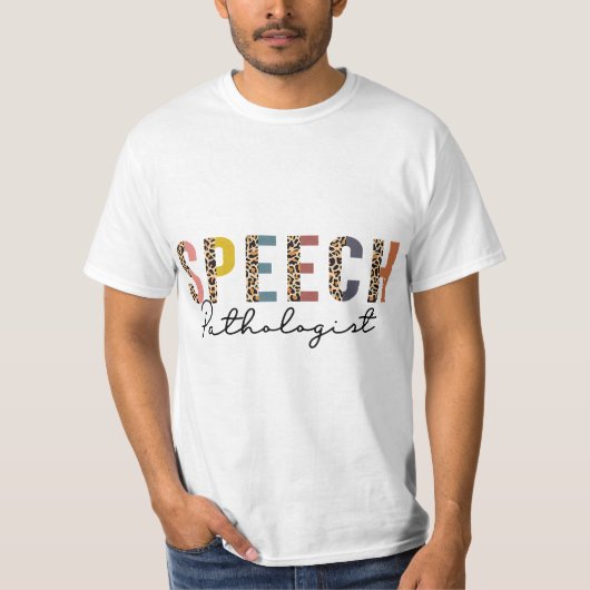 Speech Pathologist, SLP Month, SLP Appreciation Tシャツ (正面)