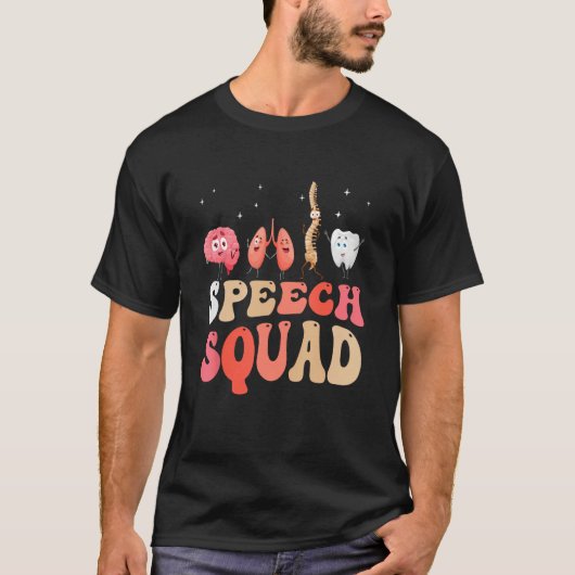 Speech Squad Healthcare Speech Therapy Speech Path Tシャツ (正面)