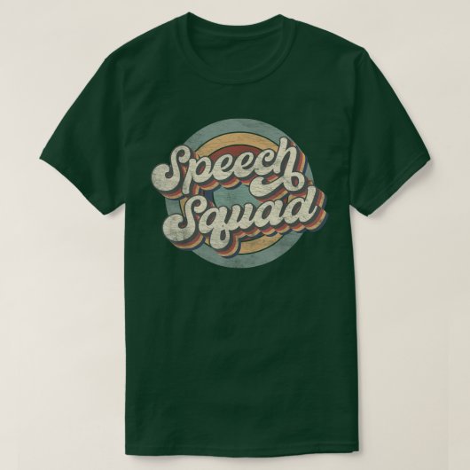 Speech Squad Speech Therapy Crew Hello Back To Sch Tシャツ (デザイン正面)