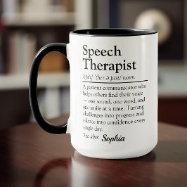 Speech Therapist Definition Personalized Gift マグカップ