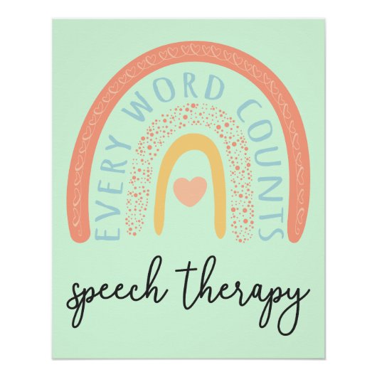 Speech Therapy II - すべての言葉は大切 ポスター (正面)