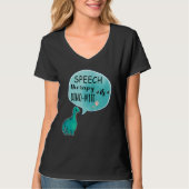 Speech Therapy Is Dino Mite Speech Language Pathol Tシャツ (正面)