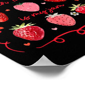 Speech Therapy Is My Jam Strawberry Bow Slp Speech ポスター (角)