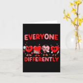 Speech Therapy Language Pathologist Valentines Day カード (黄色い花)