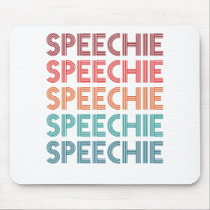 Speechieレトロ言語病理病理病理病理医SLP マウスパッド