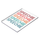 Speechie Retro Speech Pathology Pathologist SLP ノートブック (左側)